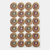 Küchentücher mit Kolache. (Vertikal)