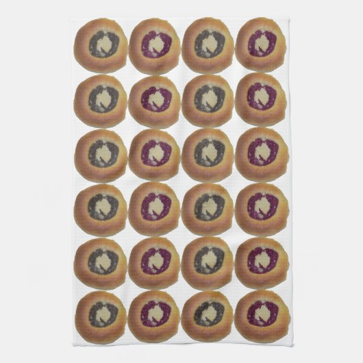 Küchentücher mit Kolache. (Vertikal)