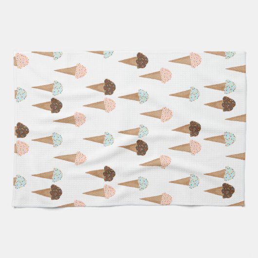 Küchentücher mit süßem Eis (Horizontal)