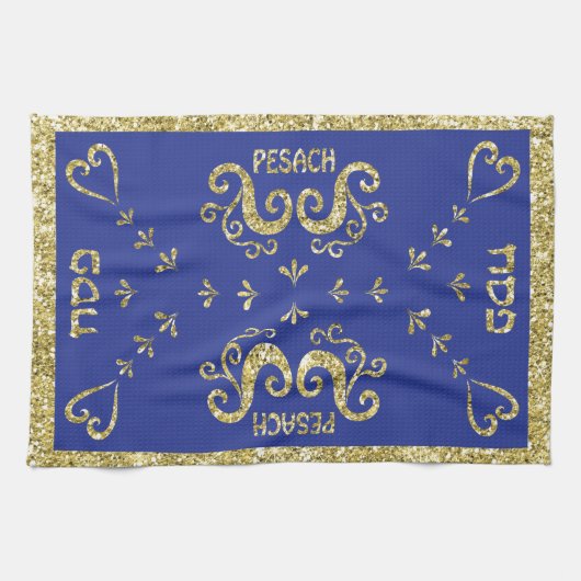 Küchentücher "Passover Gold Elegant" (Horizontal)