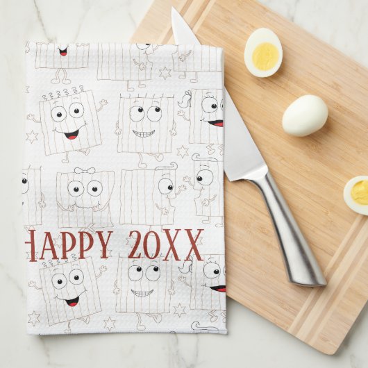 Küchentücher "Passover Matzah" (Viertel Falte)