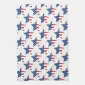 Küchentücher - Patriotische Stars (Vertikal)