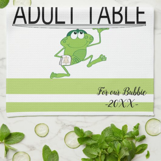 Küchentücher "Pessach Erwachsenen-Tisch " (Gefaltet)