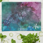 Küchentücher "Pinks-Blue Inkblot" (Gefaltet)