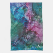 Küchentücher "Pinks-Blue Inkblot" (Vertikal)