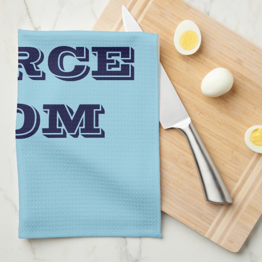 Küchentücher Proud Air Force Mama (Viertel Falte)