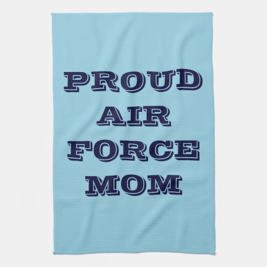 Küchentücher Proud Air Force Mama (Vertikal)
