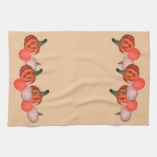 Küchentücher - Pumpkin-Grenze (Horizontal)