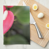 Küchentücher - Red Anthurium Twins (Viertel Falte)