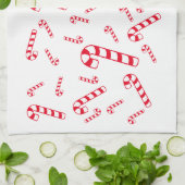 Küchentücher - rote Sandkanen (Gefaltet)