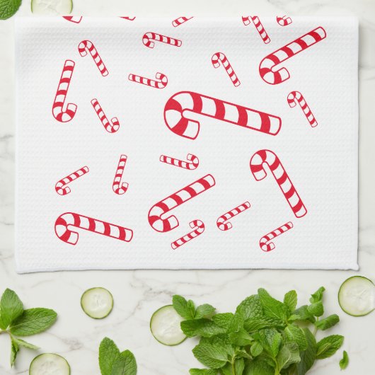 Küchentücher - rote Sandkanen (Gefaltet)