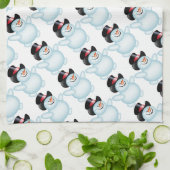 Küchentücher/Schneemann Geschirrtuch (Gefaltet)