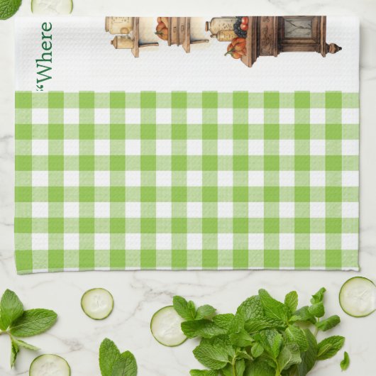 Küchentücher - Viktorianische Weihnachtsküche Hand (Gefaltet)