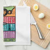 Küchentücher - WWCC des Landkreises Santa Barbara (Viertel Falte)