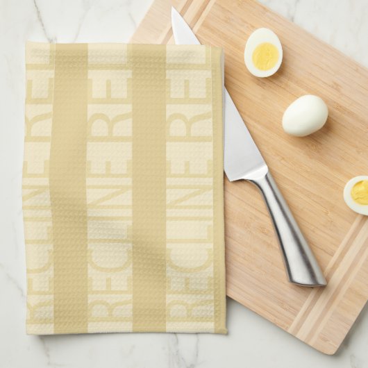 Küchentuchpessach RRR/Tans Geschirrtuch (Viertel Falte)