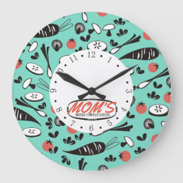 Küchenuhr mit individueller Farbe Große Wanduhr