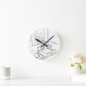 Küchenuhr Runde Wanduhr (Zuhause)