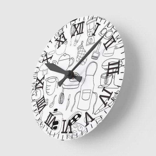 Küchenuhr Runde Wanduhr (Winkel)