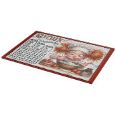 Küchenumrechnungstabelle – Cute Kid Chef Schneidebrett (Ecke)