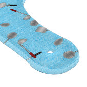 Küchenutensilien, blaues ZEICHENPADDLE Schneidebrett (Ecke)