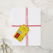 Küchenutensilien,Gelbhahn TAG/GIFT TAG TEMPLATE Geschenkanhänger (Mit Garn)