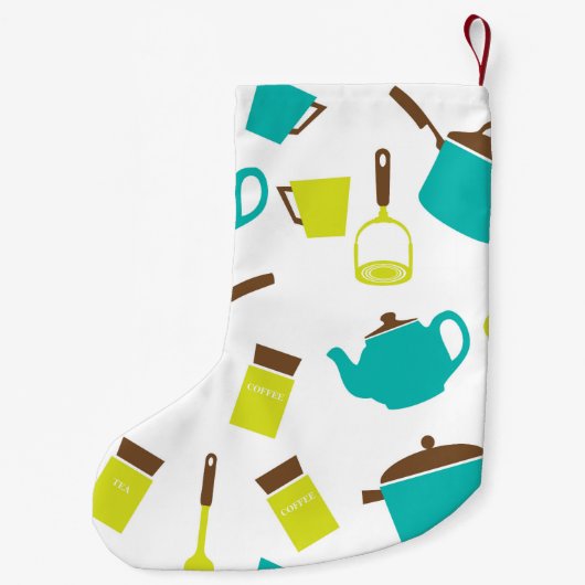 Küchenutensilien, Kochgeschirr, Geschirr, Ihr Name Kleiner Weihnachtsstrumpf (Rückseite)