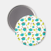 Küchenutensilien, Kochgeschirr, Geschirr, Küchenge Magnet (Vorderseite/Rückseite)