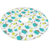 Küchenutensilien, Kochgeschirr, Geschirr, Küchenge Polyester Weihnachtsbaumdecke (Schrägansicht)