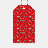 Küchenutensilien, rote Hähne, TAG/GIFT TAG TEMPLAT Geschenkanhänger (Rückseite)