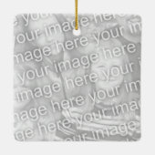 Küchenutensilien Weihnachtsfeiertag Foto Keramikornament (Rückseite)