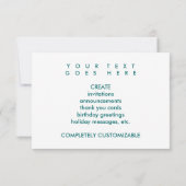 Kuchenverkauf (typografisch) einladung (Rückseite)