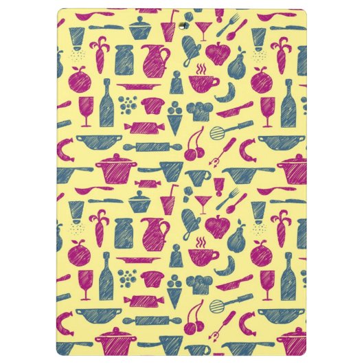 Küchenversorgungen Klemmbrett (Rückseite)