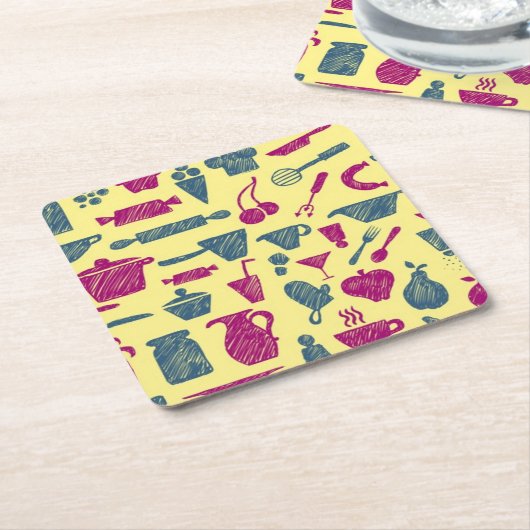 Küchenversorgungen Rechteckiger Pappuntersetzer (angewinkelt)