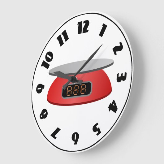 Küchenwaage Große Wanduhr (Winkel)