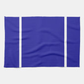 Küchenwäsche Deep Blue White Strip Geschirrtuch (Horizontal)