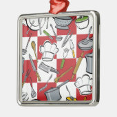 Küchenwerkzeug Ornament Aus Metall (Links)