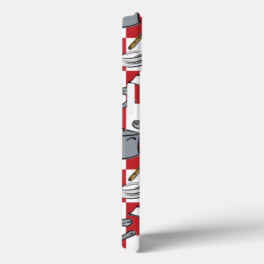 Küchenwerkzeuge Karo Case-Mate iPhone Hülle (Rückseite / Rechts)