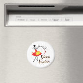Küchenzauberer Retro-Kochen Art Magnet (In Situ (Geschirrspüler))