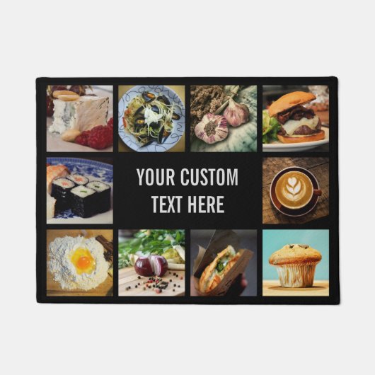 Küchenzeile / Feinschmecker, benutzerdefinierte Tü Fußmatte (Vorderseite)