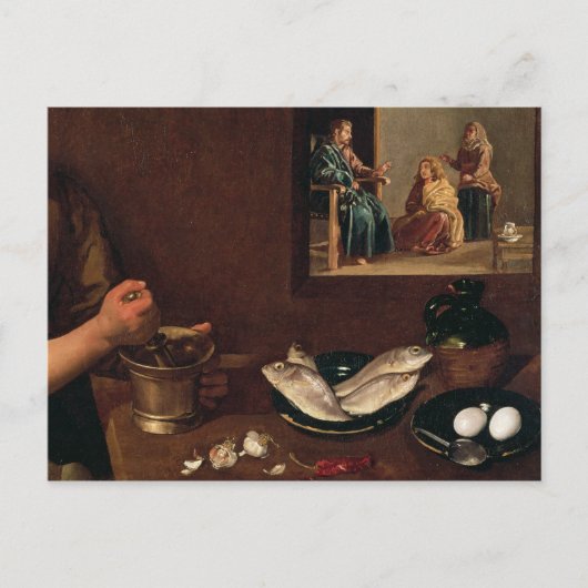 Küchenzensuche mit Christus Postkarte (Vorderseite)