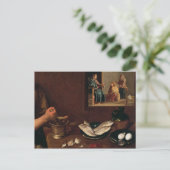 Küchenzensuche mit Christus Postkarte (Stehend Vorderseite)