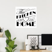 Küchenzitat-Design Poster (Heimbüro)