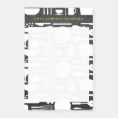 Küchenzollage auf Schwarzwald Post-it Klebezettel (Vorderseite)