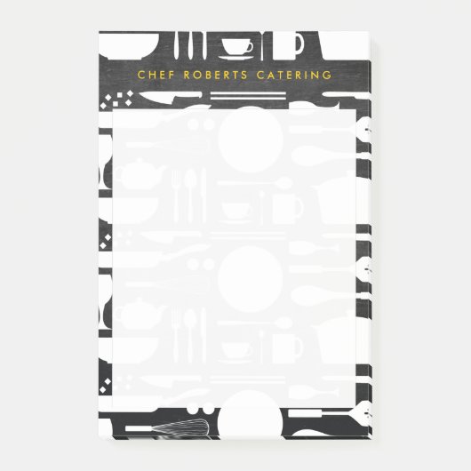 Küchenzollage auf Schwarzwald Post-it Klebezettel (Vorderseite)