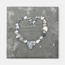 Küchenzubehör, Liebe am Strand Magnet