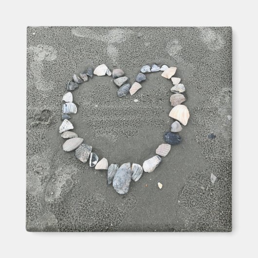 Küchenzubehör, Liebe am Strand Magnet (Vorne)