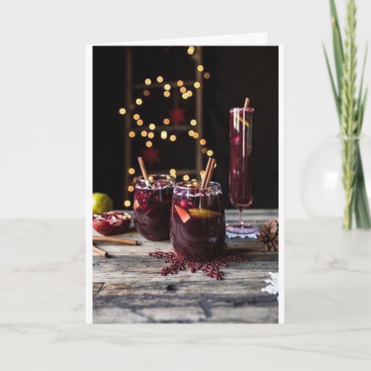 ***KÜCHER FÜR CHRISTMAS-URLAUB/DAS NEUE JAHR KARTE (Vorderseite)