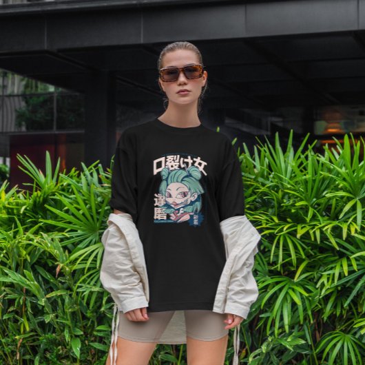 Kuchisake Onna Japanisch Yokai T-Shirt