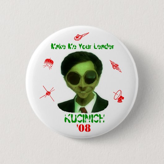Kucinich '08 button (Vorderseite)