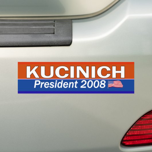 KUCINICH Präsident Autoaufkleber (Auf Auto)